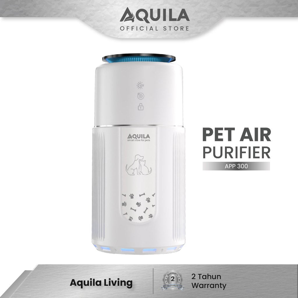 AQUILA Pet Air Purifier App300 with Hepa13 & Cadr 300m3/h