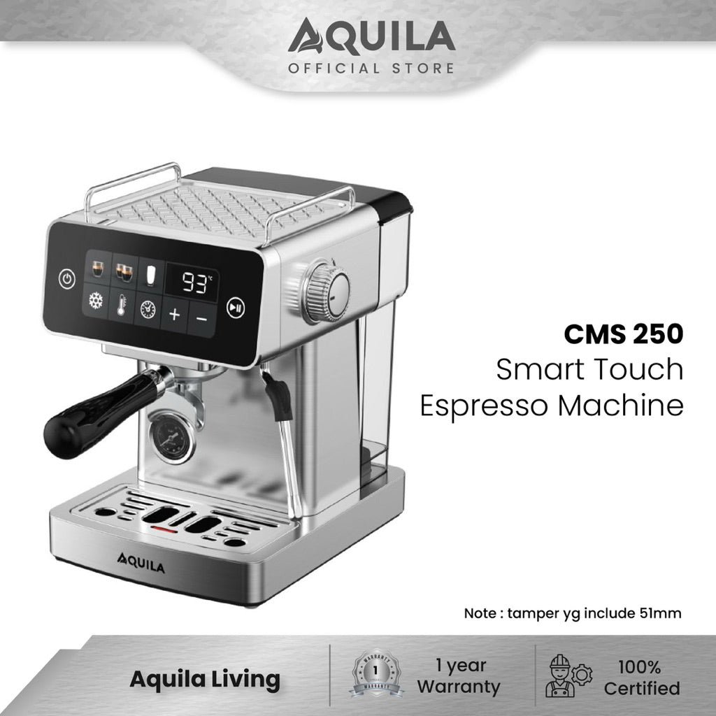 AQUILA CMS250 Smart Touch Espresso Machine with Cold Brew