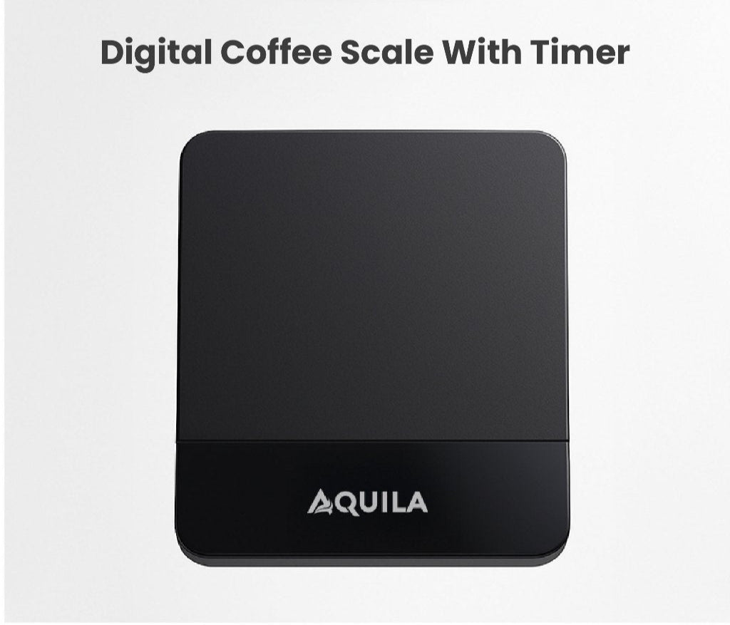 AQUILA Digital Scale Coffee with Timer Black Timbangan Kopi Presisi